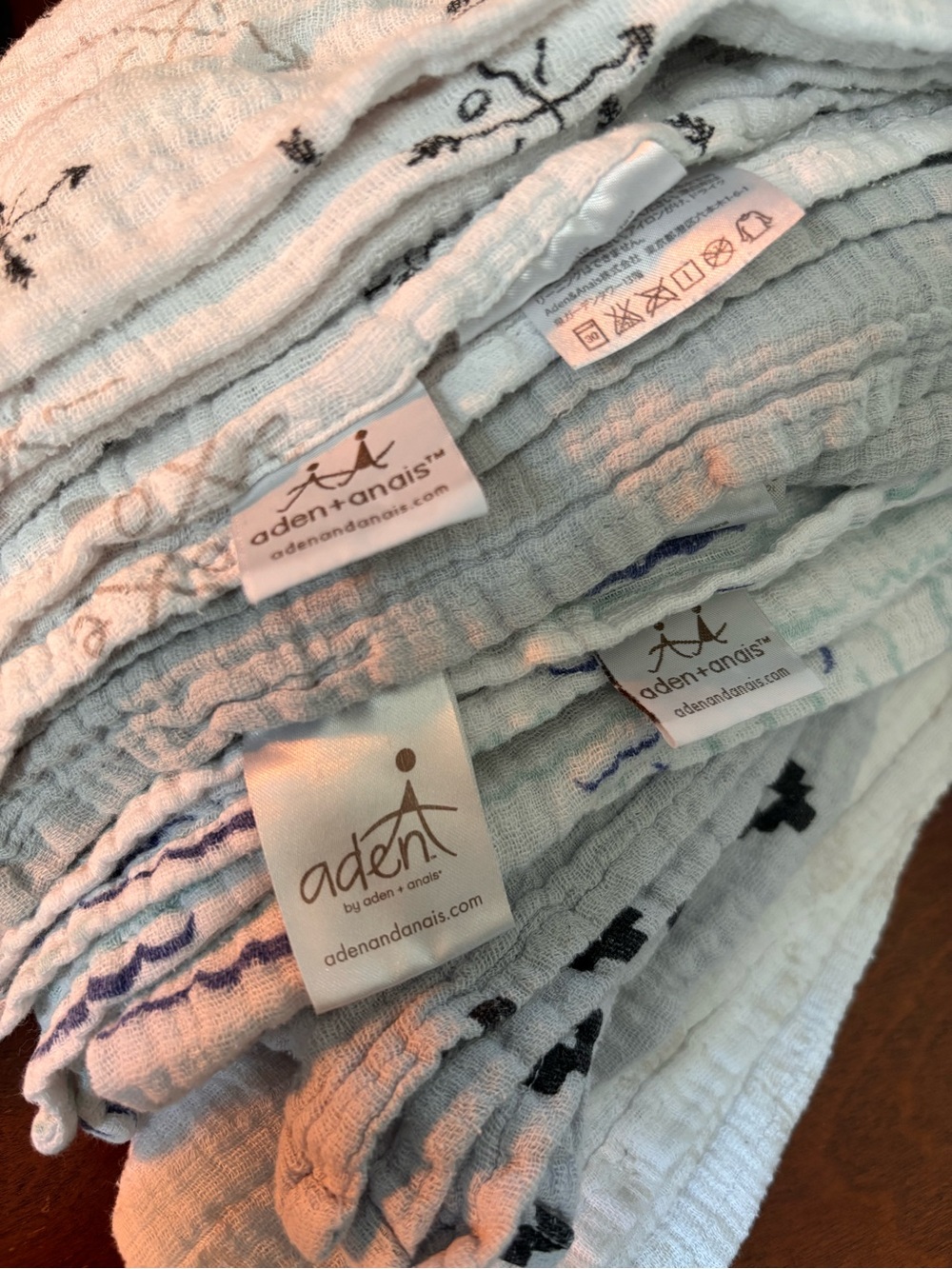 Aden + Anais Muslin Swaddles with Gender Neutral Prints